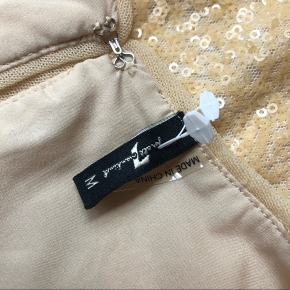 7 For All Mankind Sequin Top with Sheer Panels - Picture 5 of 8